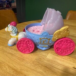 Cinderella's Carriage Little People Toy - Pink and Blue